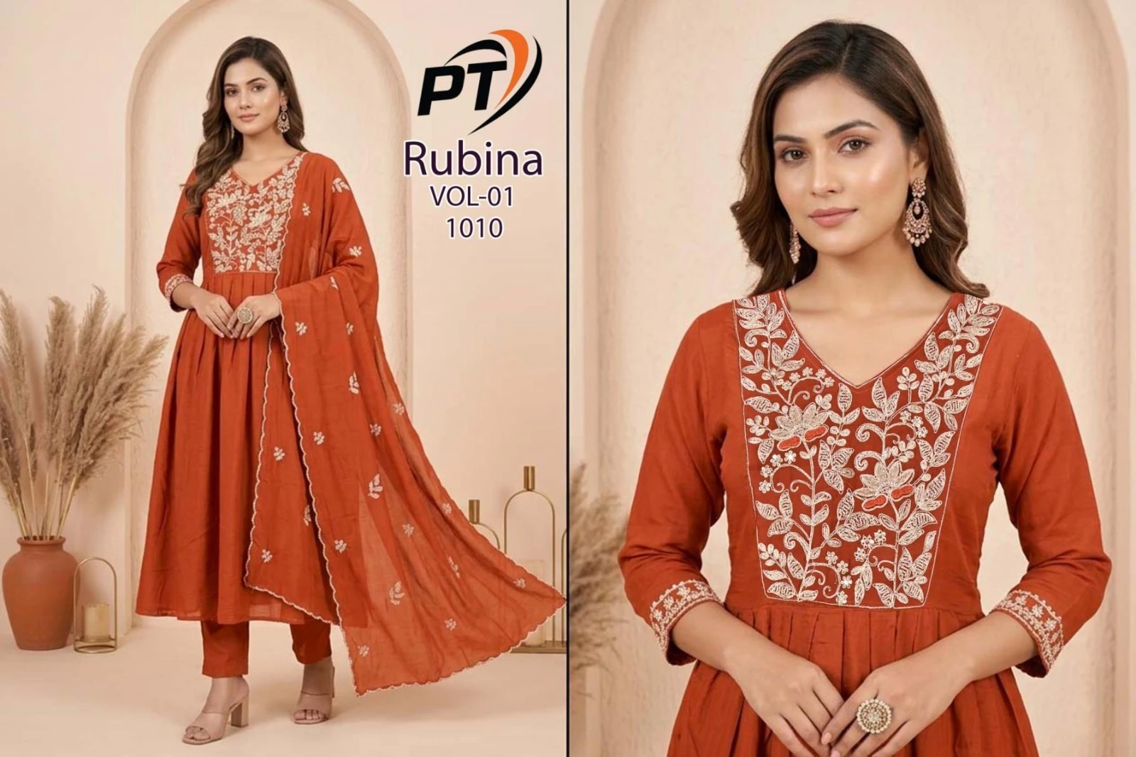 RUBINA RUBINA Mall Chanderi Collection
