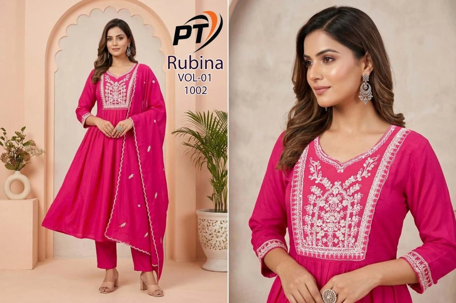 RUBINA RUBINA Mall Chanderi Collection