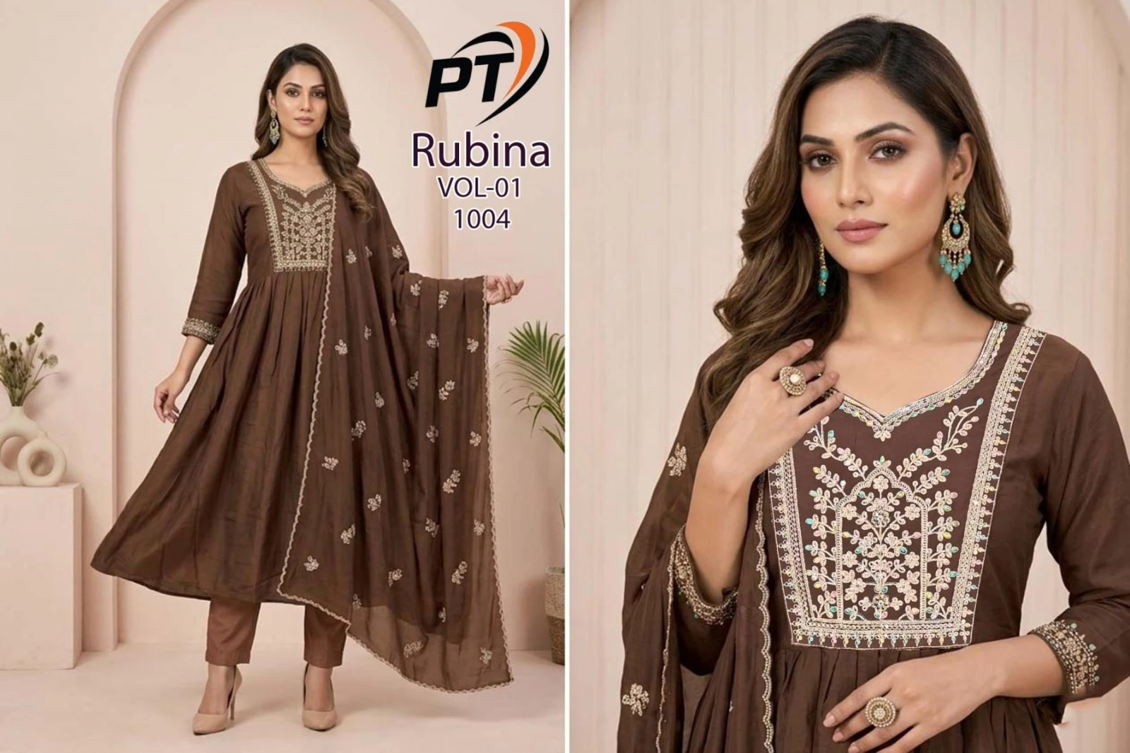 RUBINA RUBINA Mall Chanderi Collection