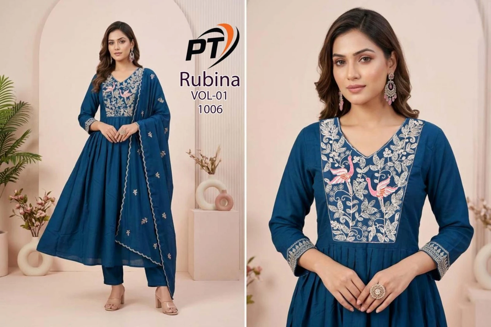 RUBINA RUBINA Mall Chanderi Collection