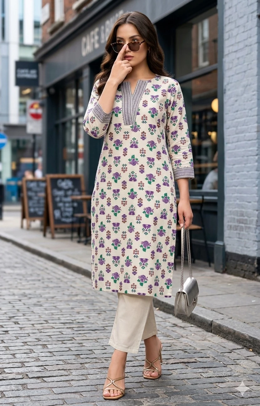 SAADGI Cotton Flex Co-Ord Set