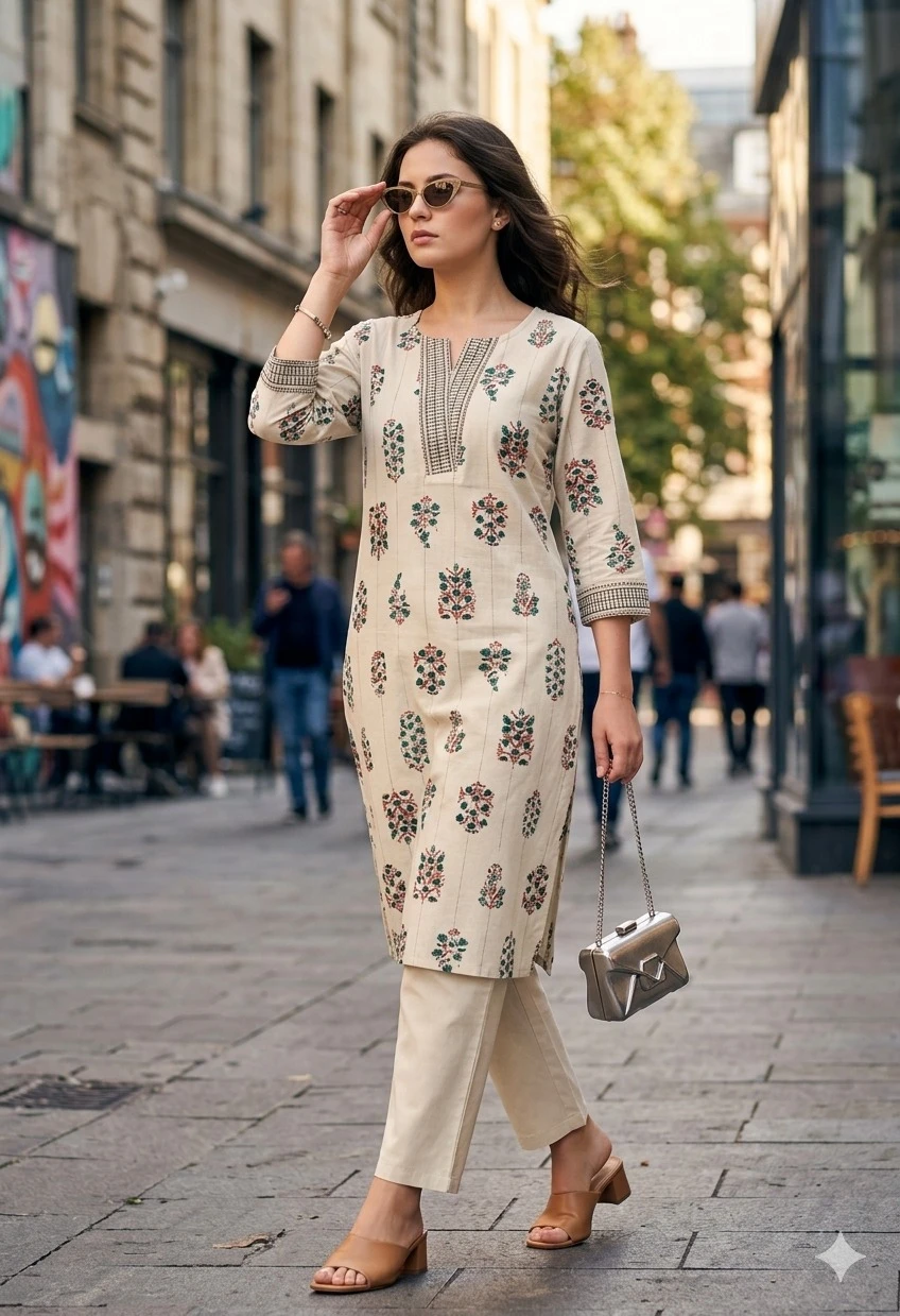 SAADGI Cotton Flex Co-Ord Set