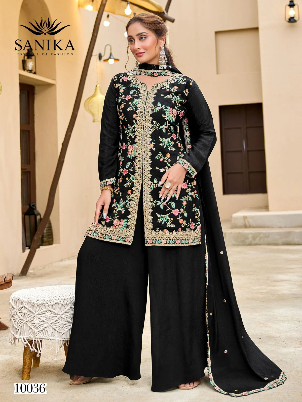 SANIKA FASHION JIYA Designer Plazo Set