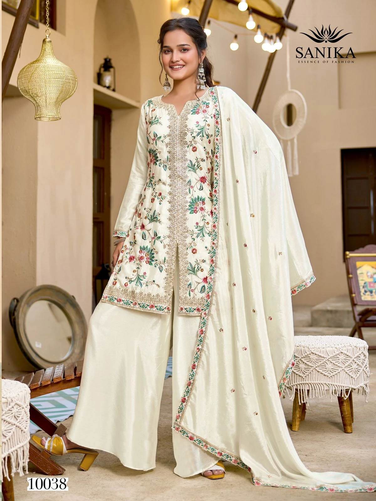 SANIKA FASHION JIYA Designer Plazo Set