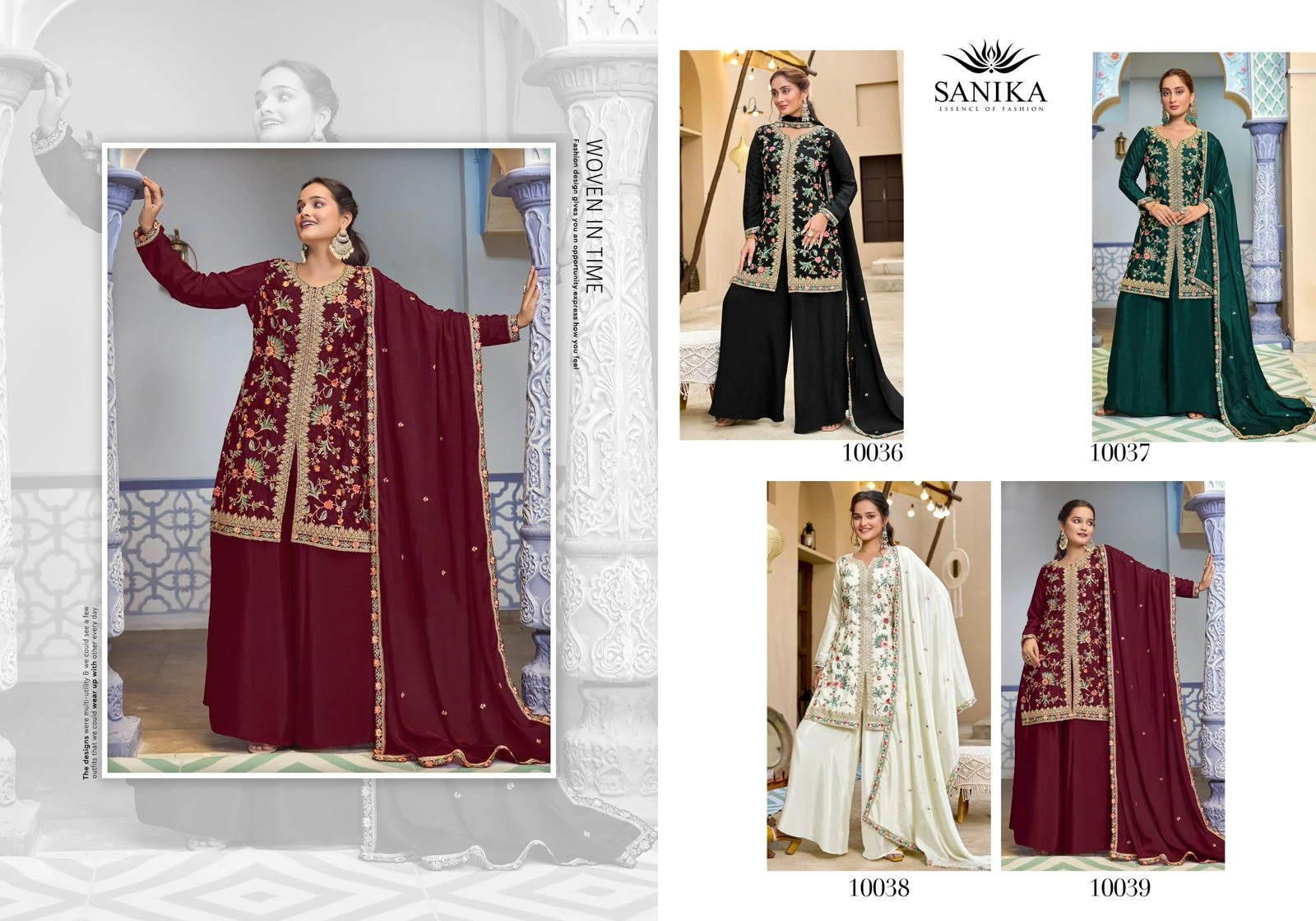 SANIKA FASHION JIYA Designer Plazo Set