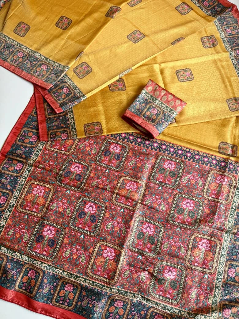 Scjb Rajwadi I Soft Silk Jacquard Weaving Saree Collection