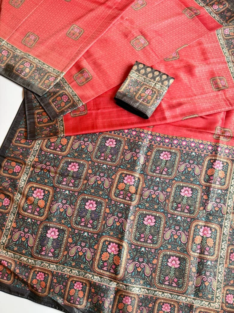 Scjb Rajwadi I Soft Silk Jacquard Weaving Saree Collection