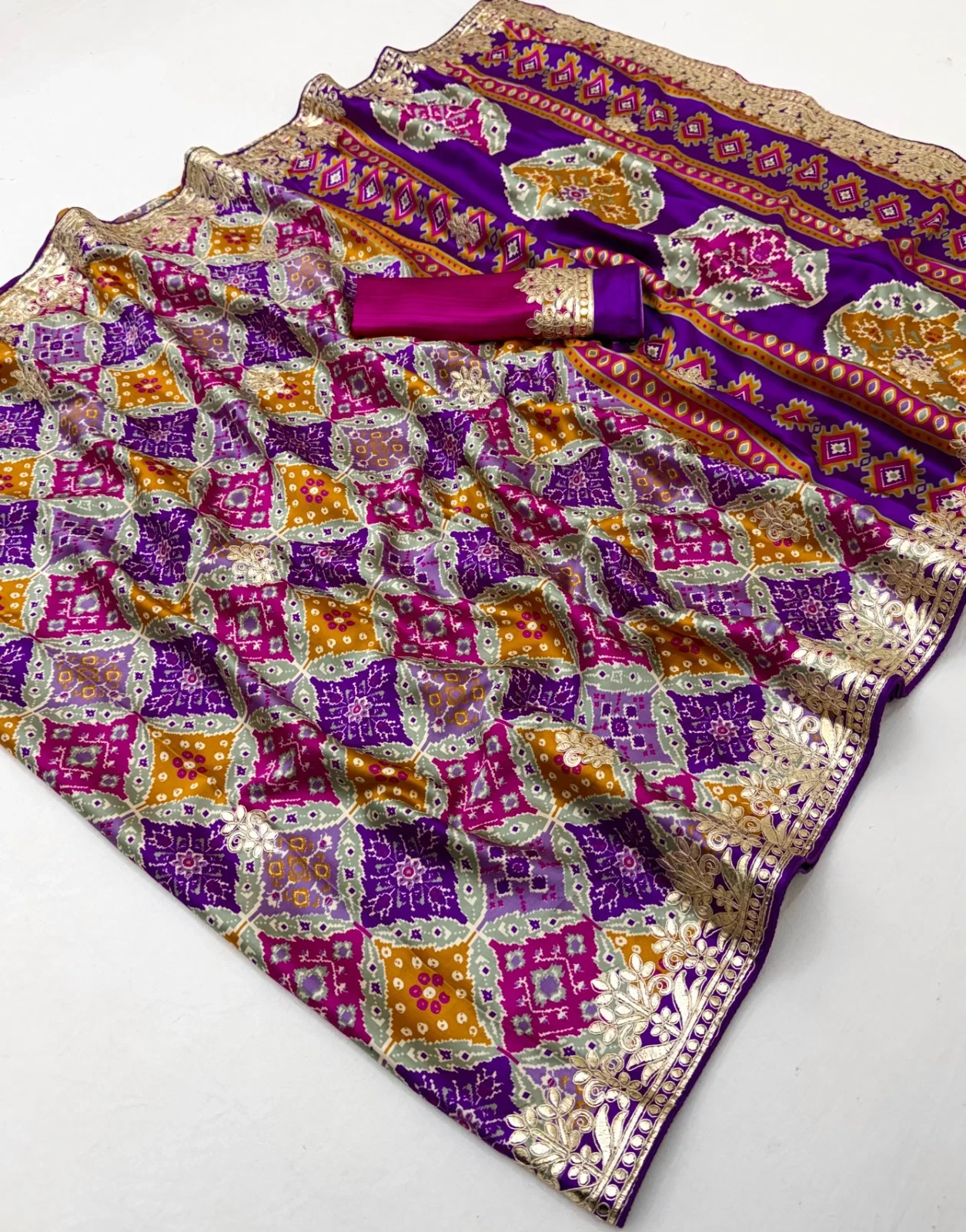 Shahi Gota Patola Vol 1 Semi Modal Gota Patti Work Saree Collection