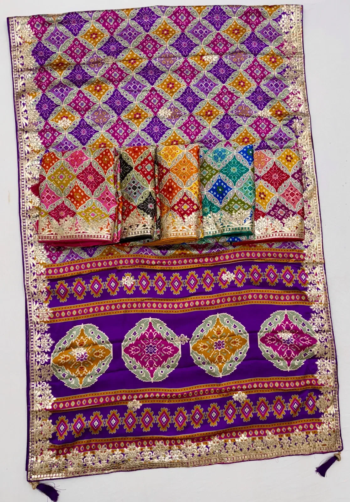 Shahi Gota Patola Vol 1 Semi Modal Gota Patti Work Saree Collection