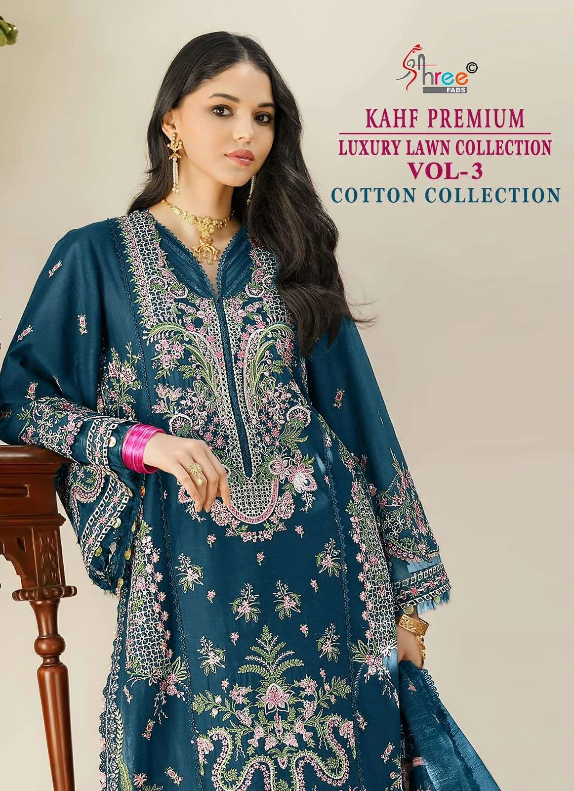Shree Fab Kahf Premium Embroidered Collection Vol 3