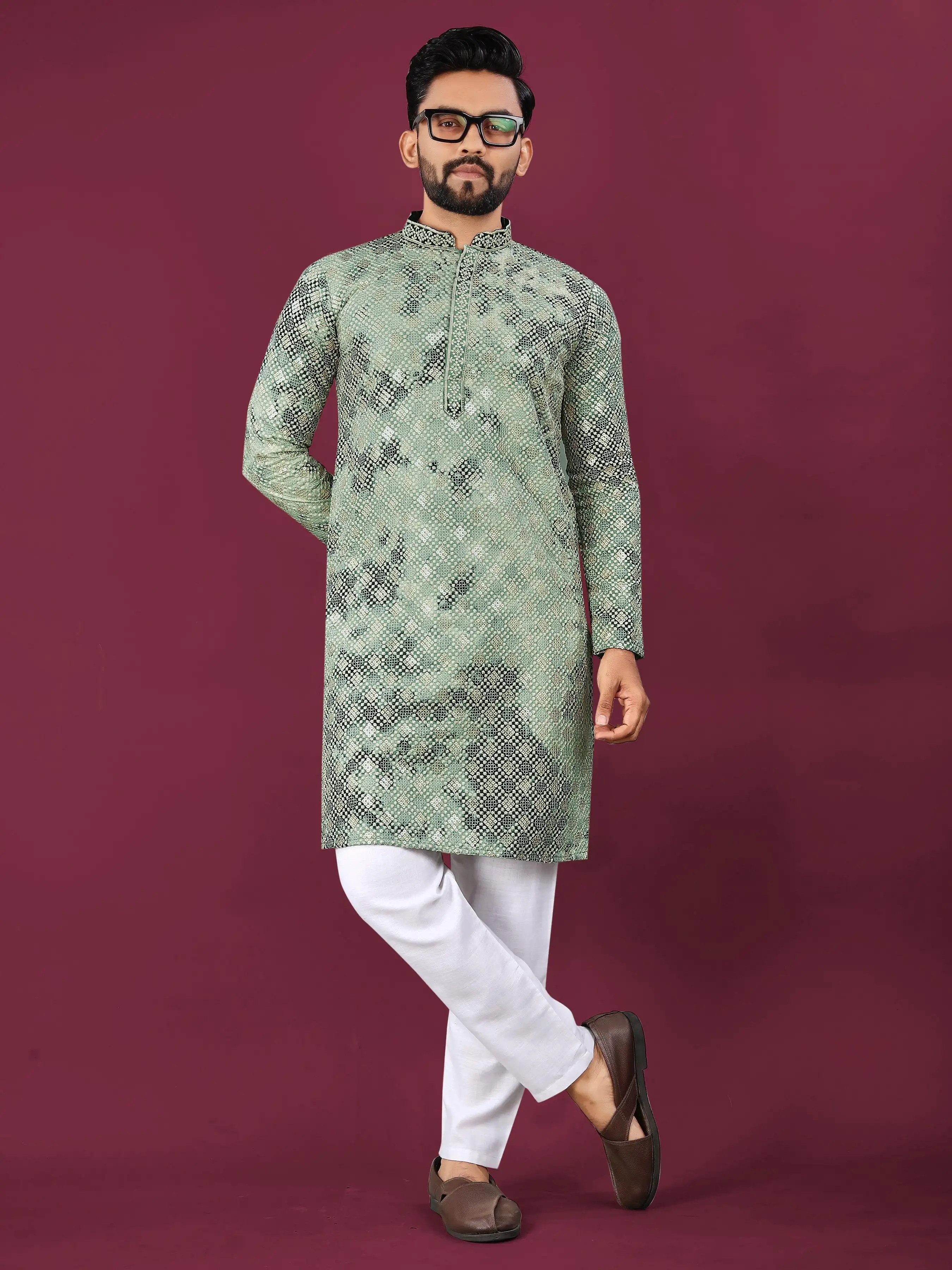 Sibory Luckhnowi Chikankari Kurta Pajama Collection