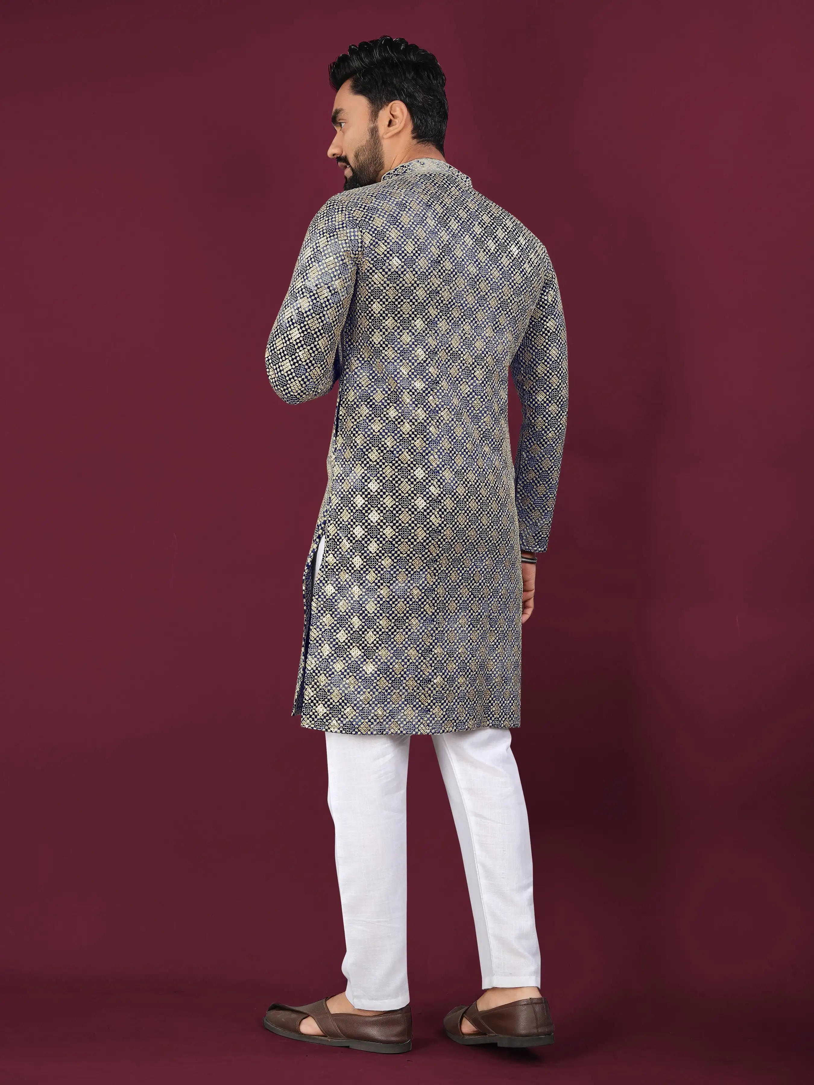 Sibory Luckhnowi Chikankari Kurta Pajama Collection