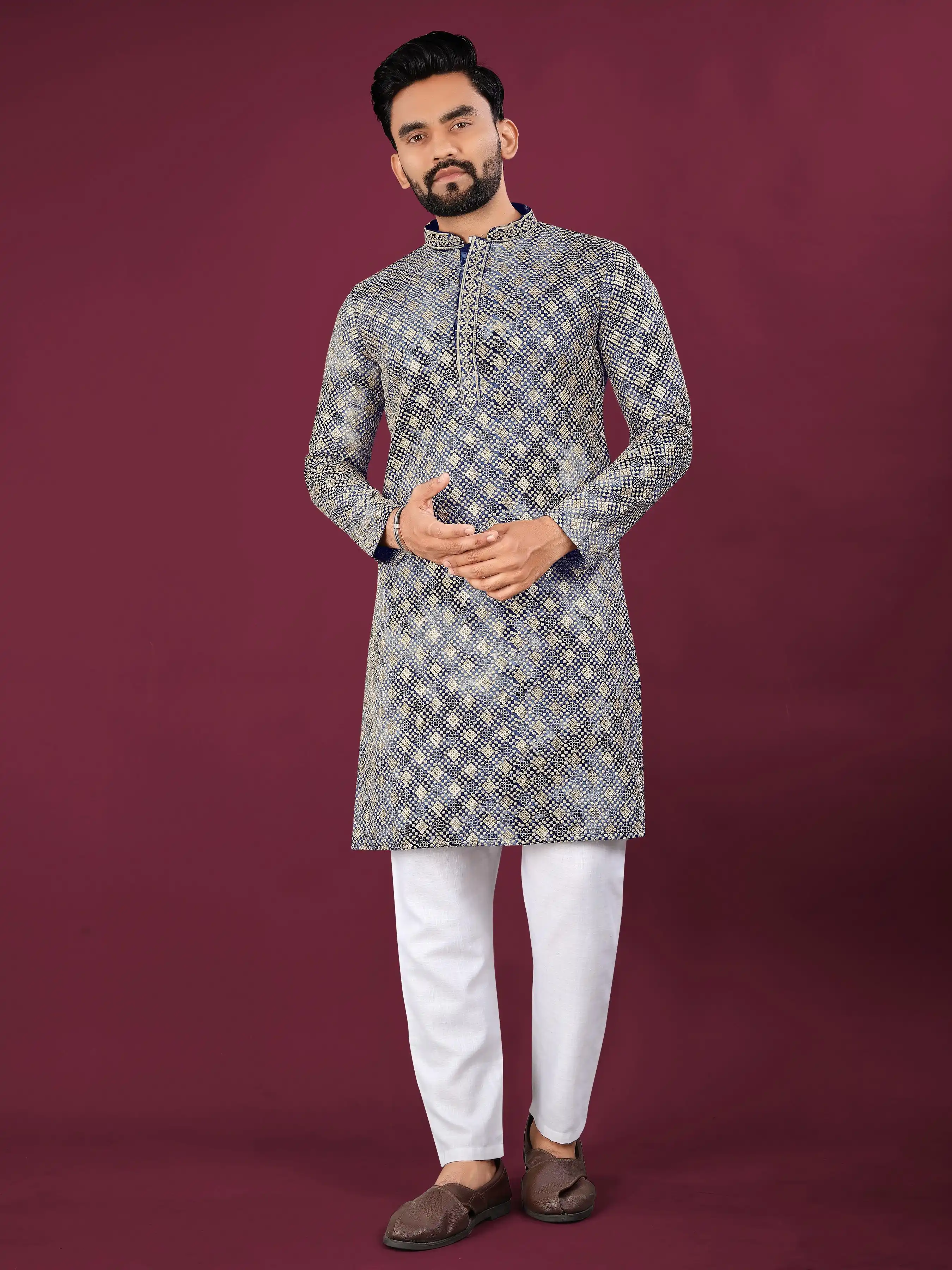 Sibory Luckhnowi Chikankari Kurta Pajama Collection