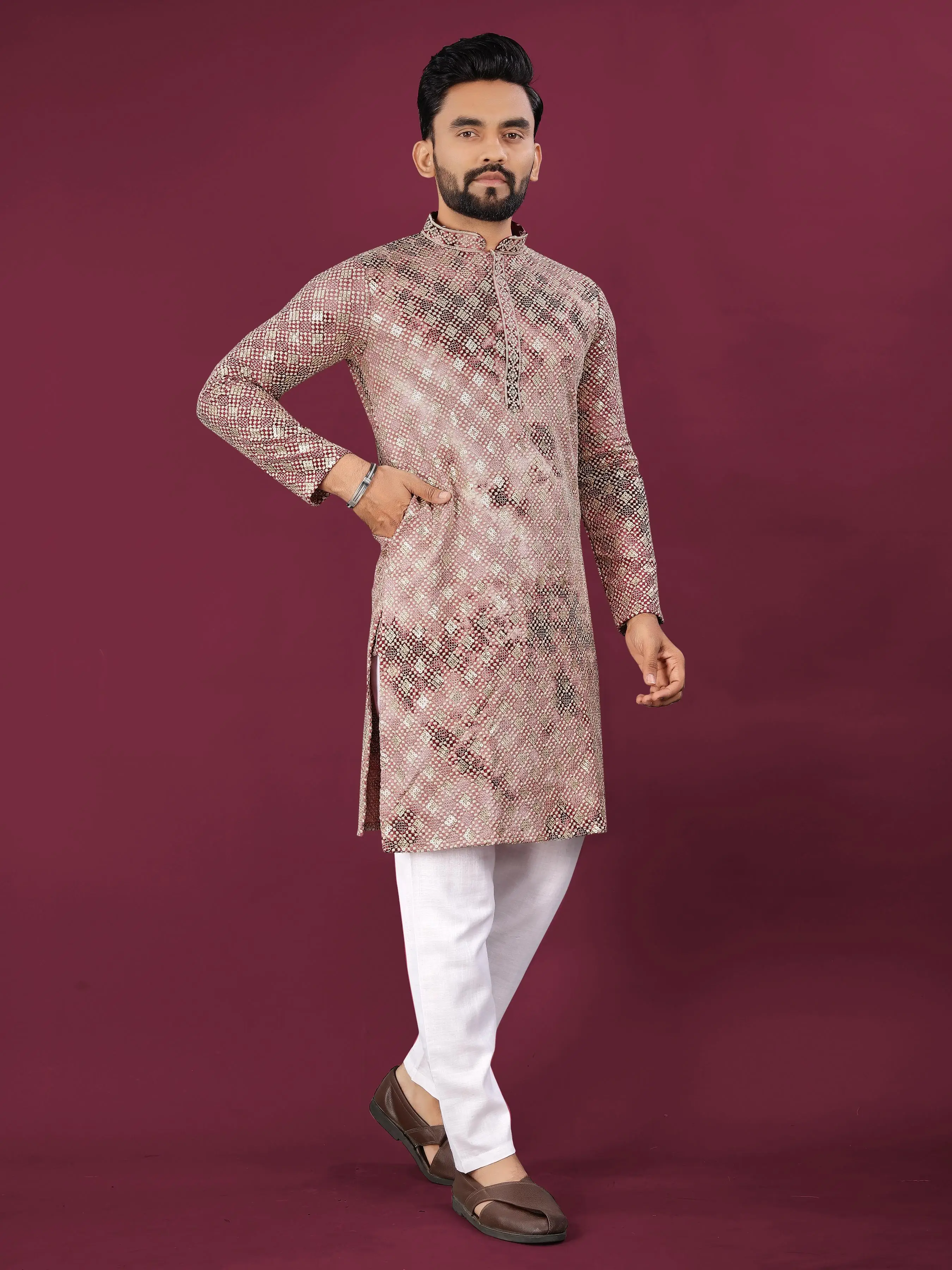 Sibory Luckhnowi Chikankari Kurta Pajama Collection