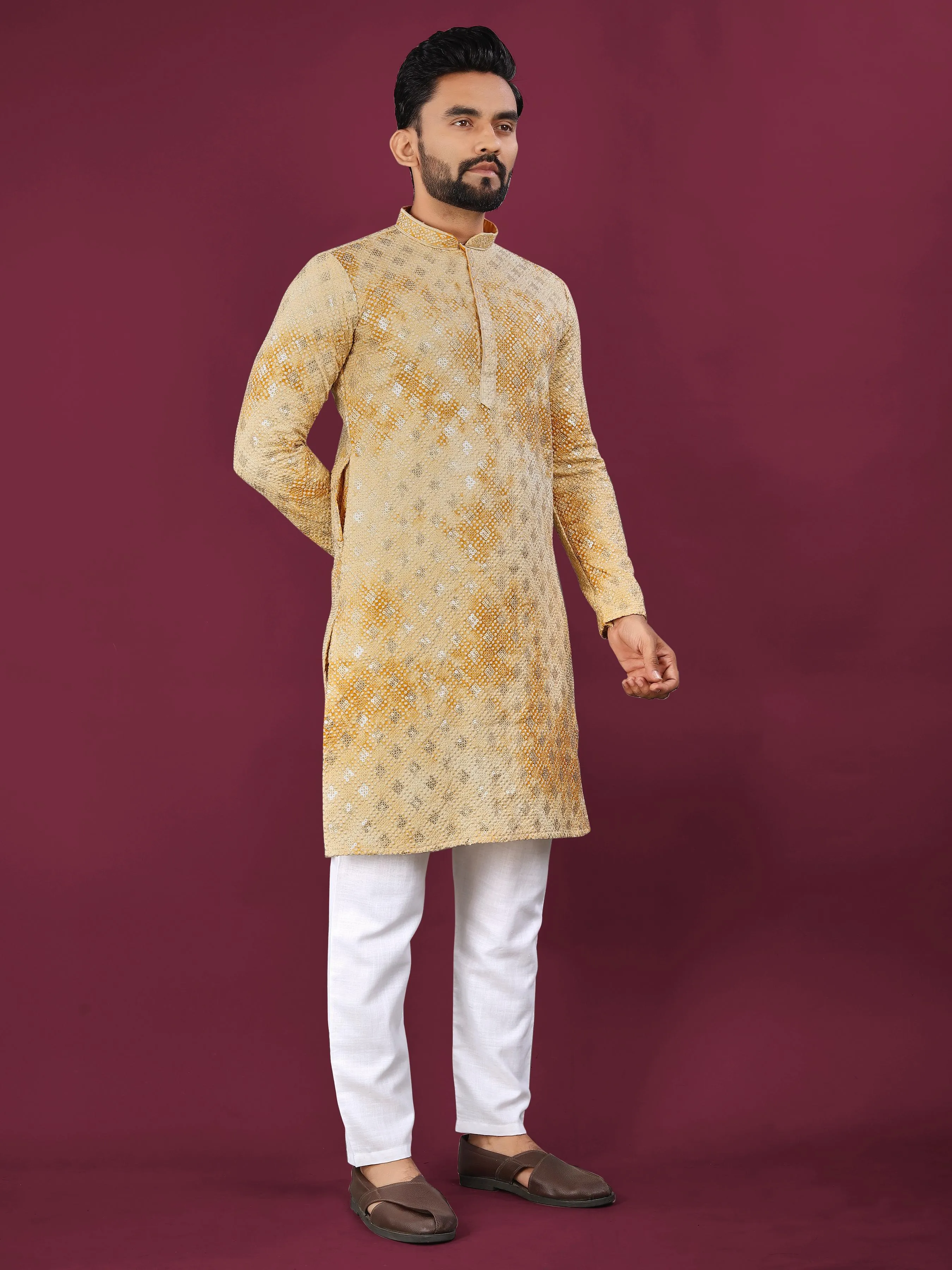 Sibory Luckhnowi Chikankari Kurta Pajama Collection