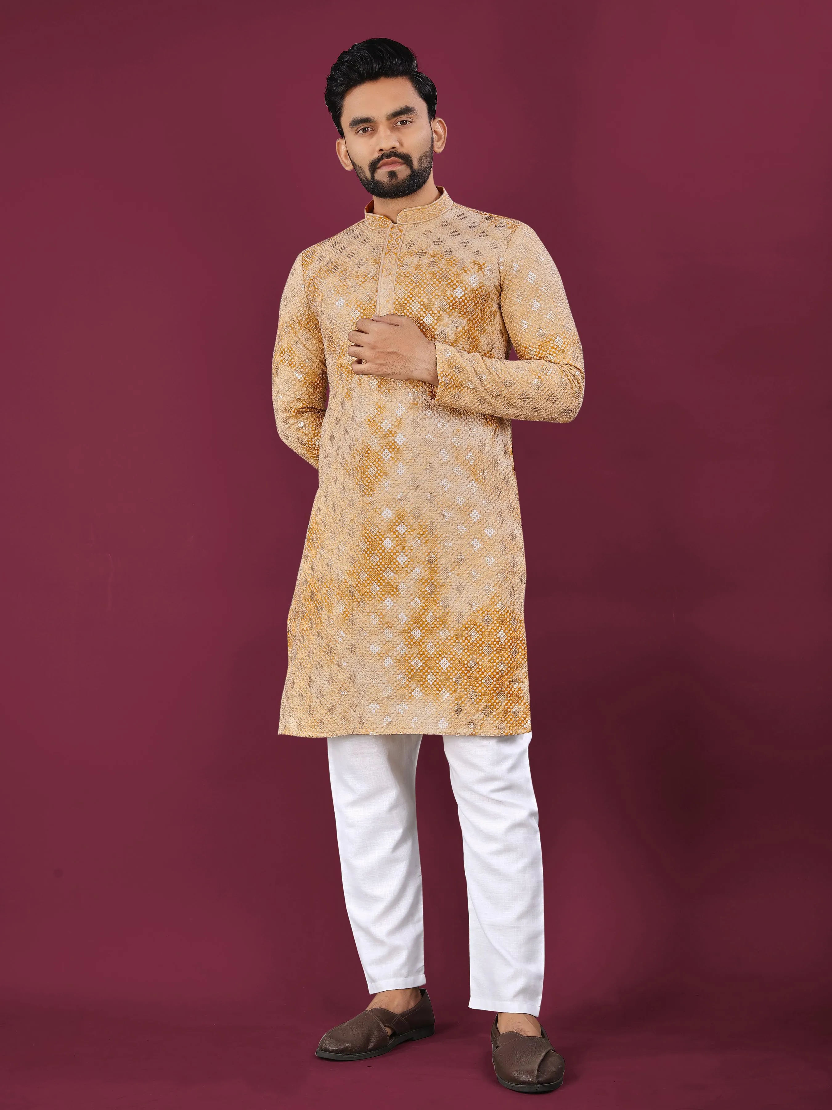 Sibory Luckhnowi Chikankari Kurta Pajama Collection