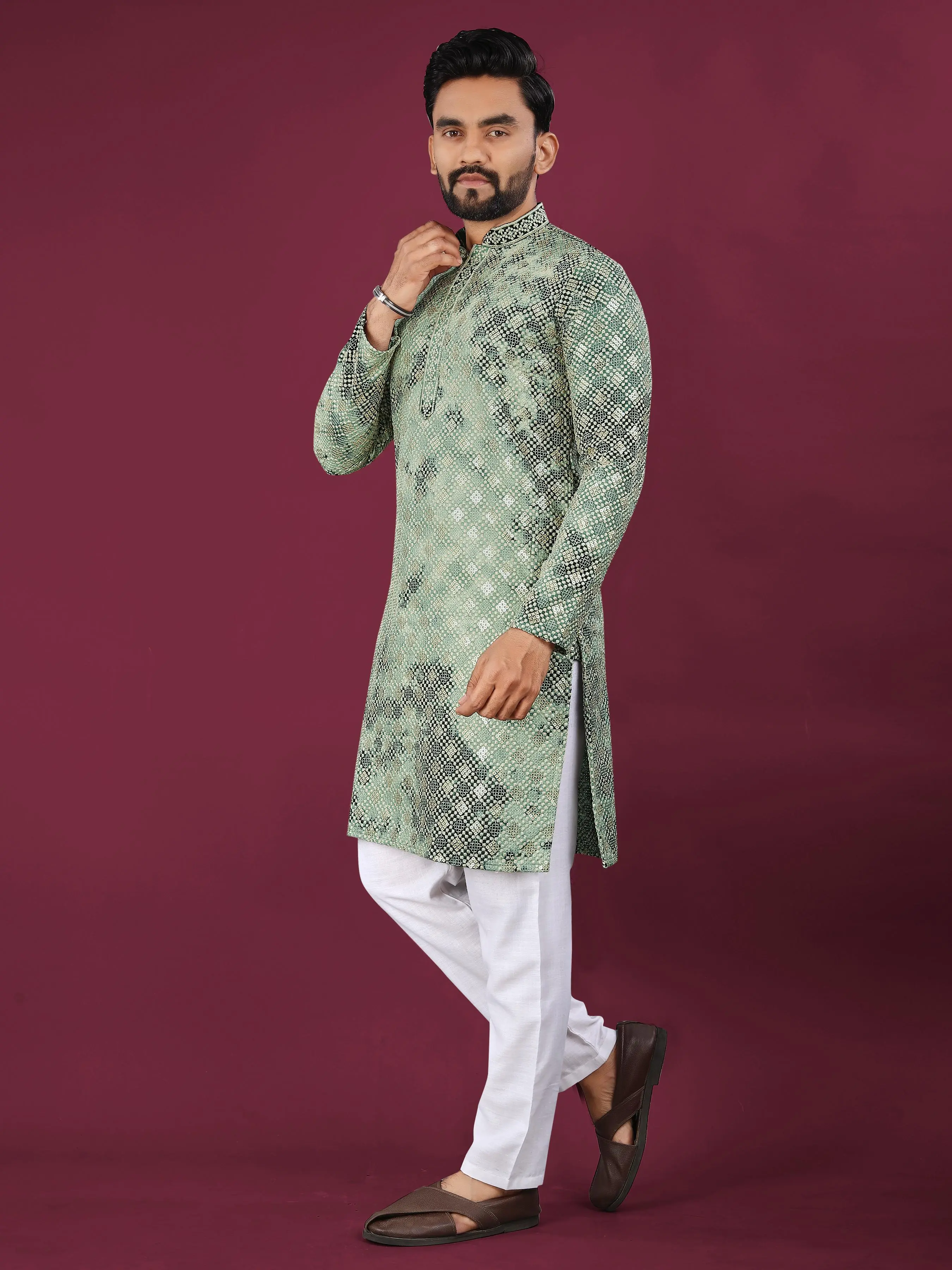 Sibory Luckhnowi Chikankari Kurta Pajama Collection