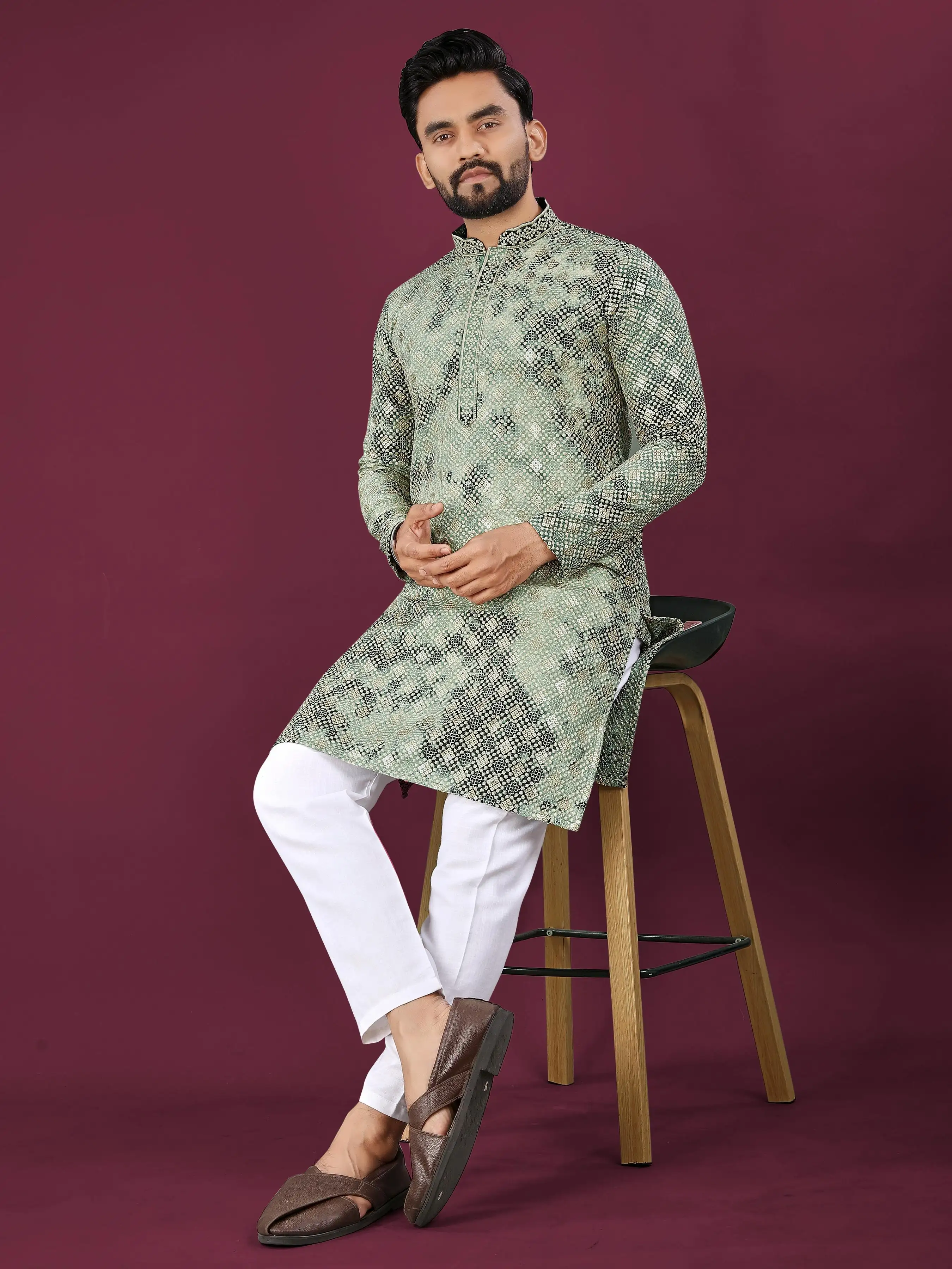Sibory Luckhnowi Chikankari Kurta Pajama Collection