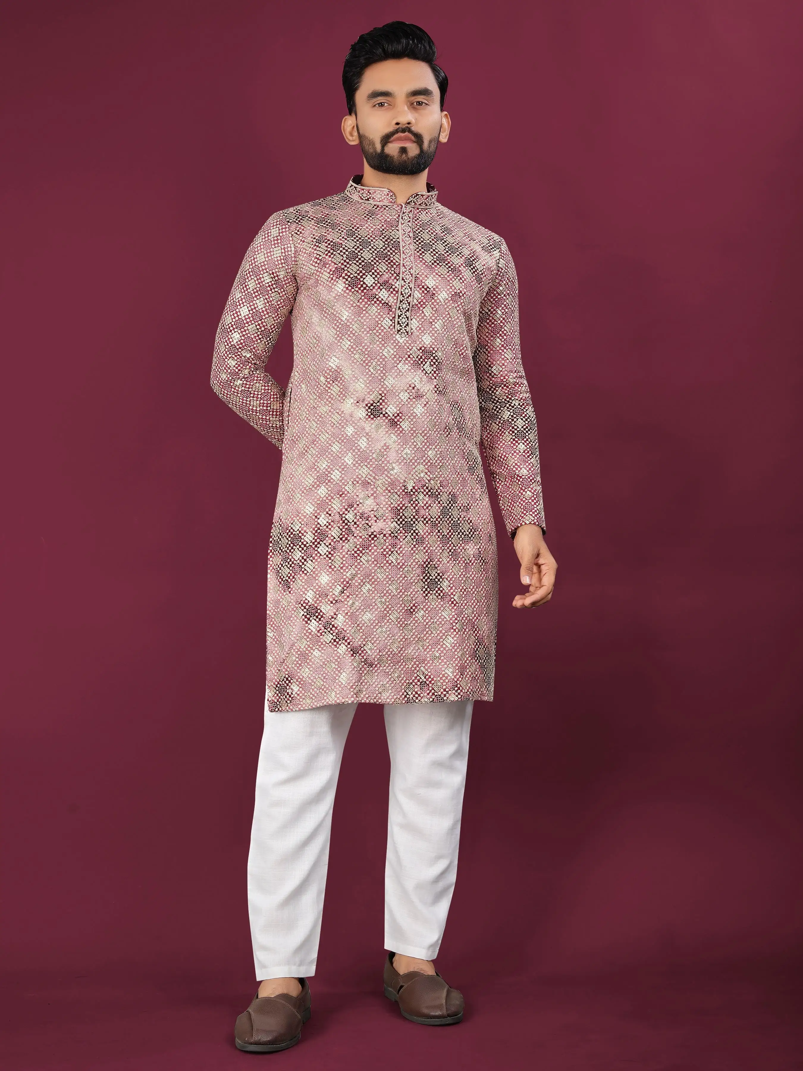 Sibory Luckhnowi Chikankari Kurta Pajama Collection