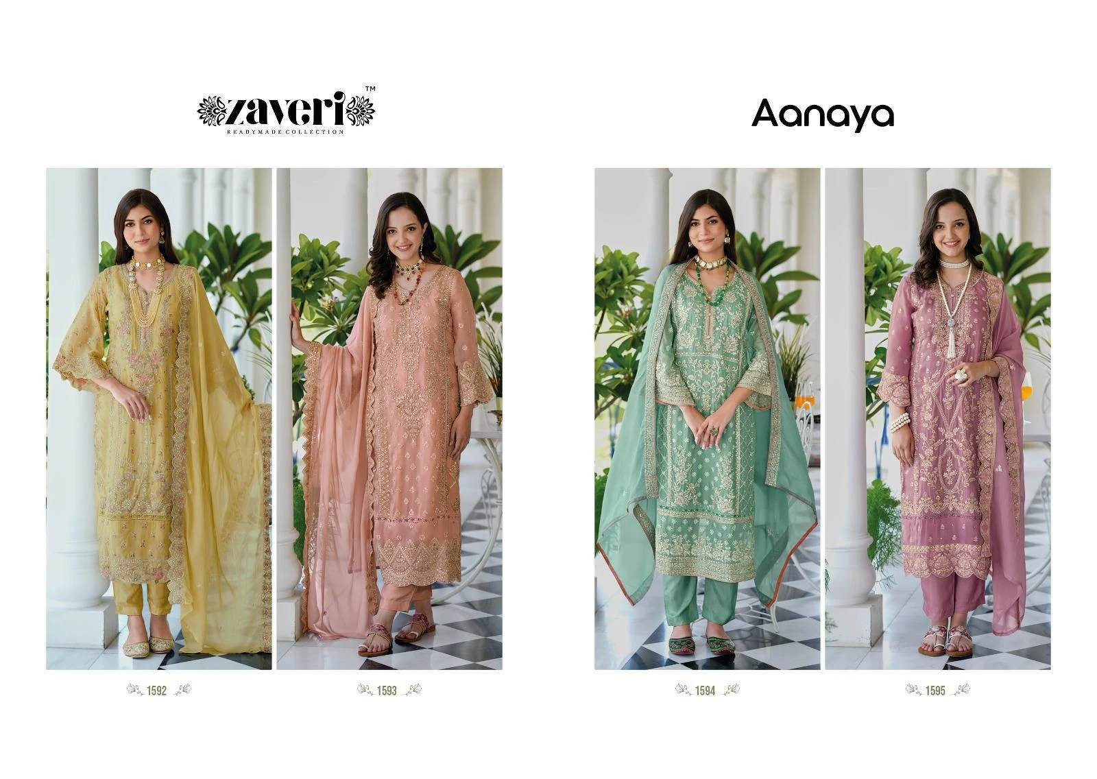 Soft Organza Embroidery Work Suit With Silk Bottom And Dupatta