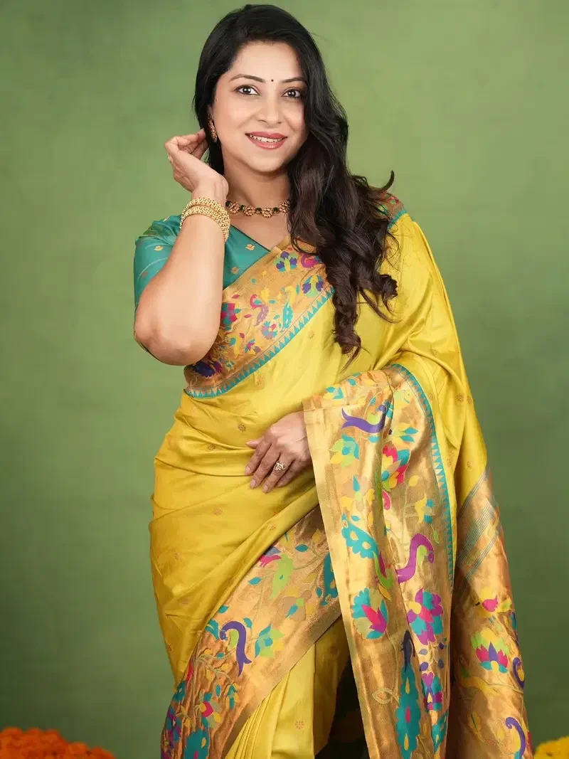 Soft Silk 005 Soft Paithani Silk Zari Worked Saree Collection