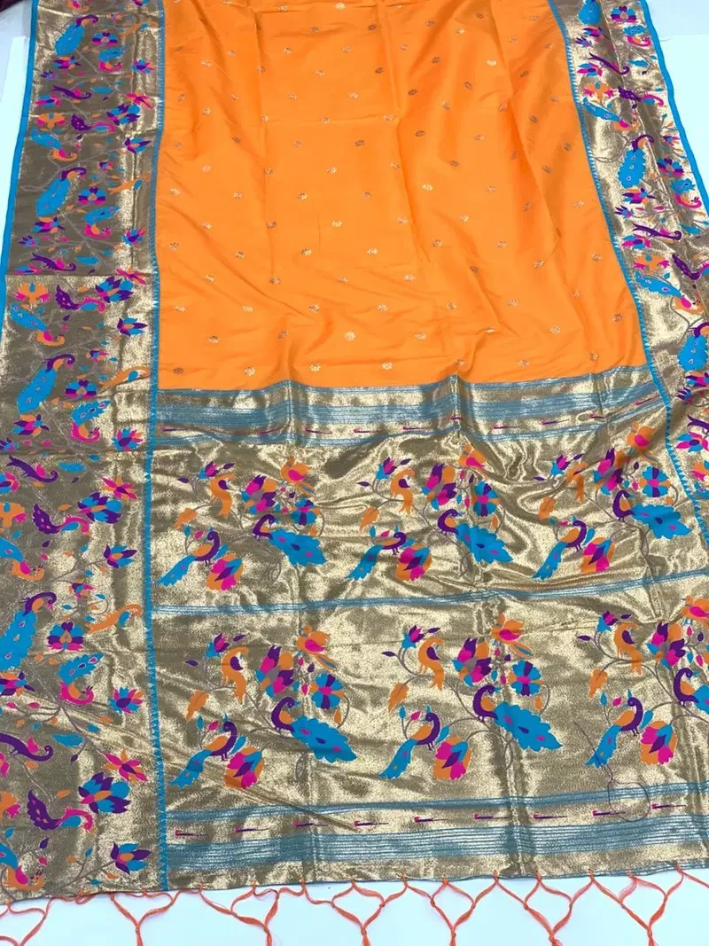 Soft Silk 005 Soft Paithani Silk Zari Worked Saree Collection