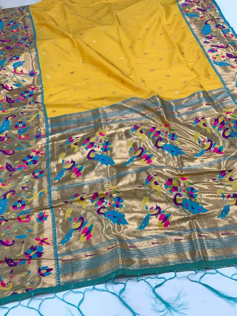 Soft Silk 005 Soft Paithani Silk Zari Worked Saree Collection