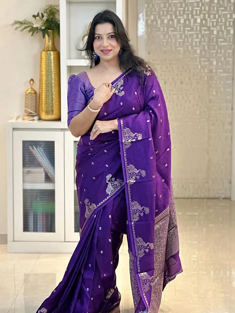 Soft Silk 6085 Banarasi Silk Zari Weaving Saree Collection