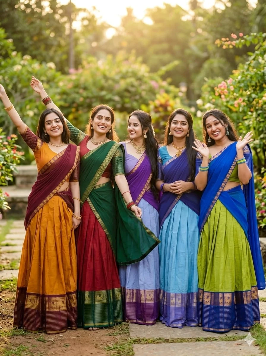 South Style Kanjivaram Silk Lehenga Collection