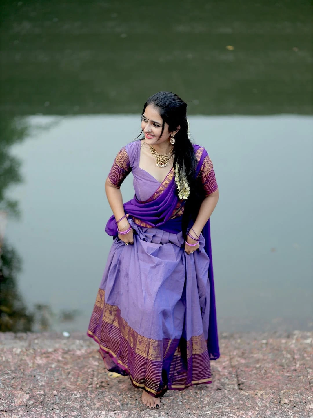 South Style Kanjivaram Silk Lehenga Collection