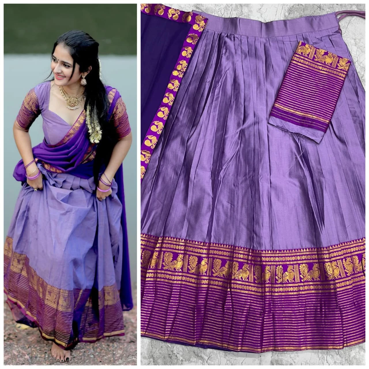 South Style Kanjivaram Silk Lehenga Collection