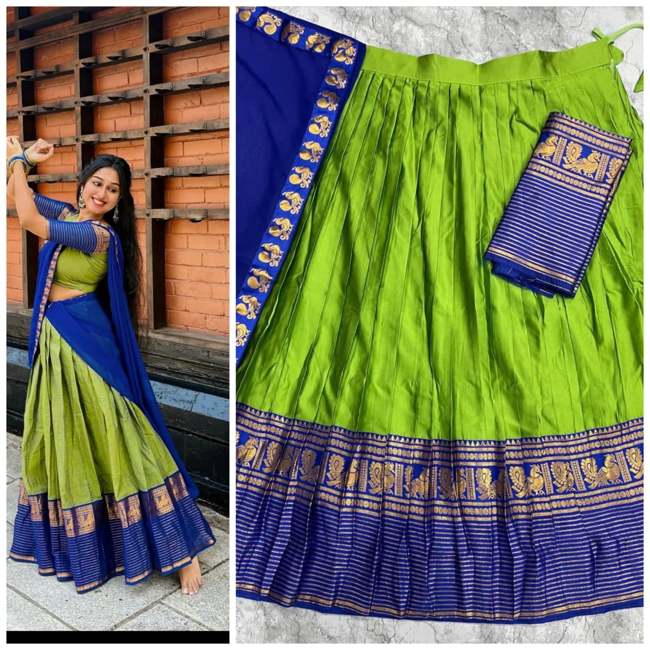 South Style Kanjivaram Silk Lehenga Collection