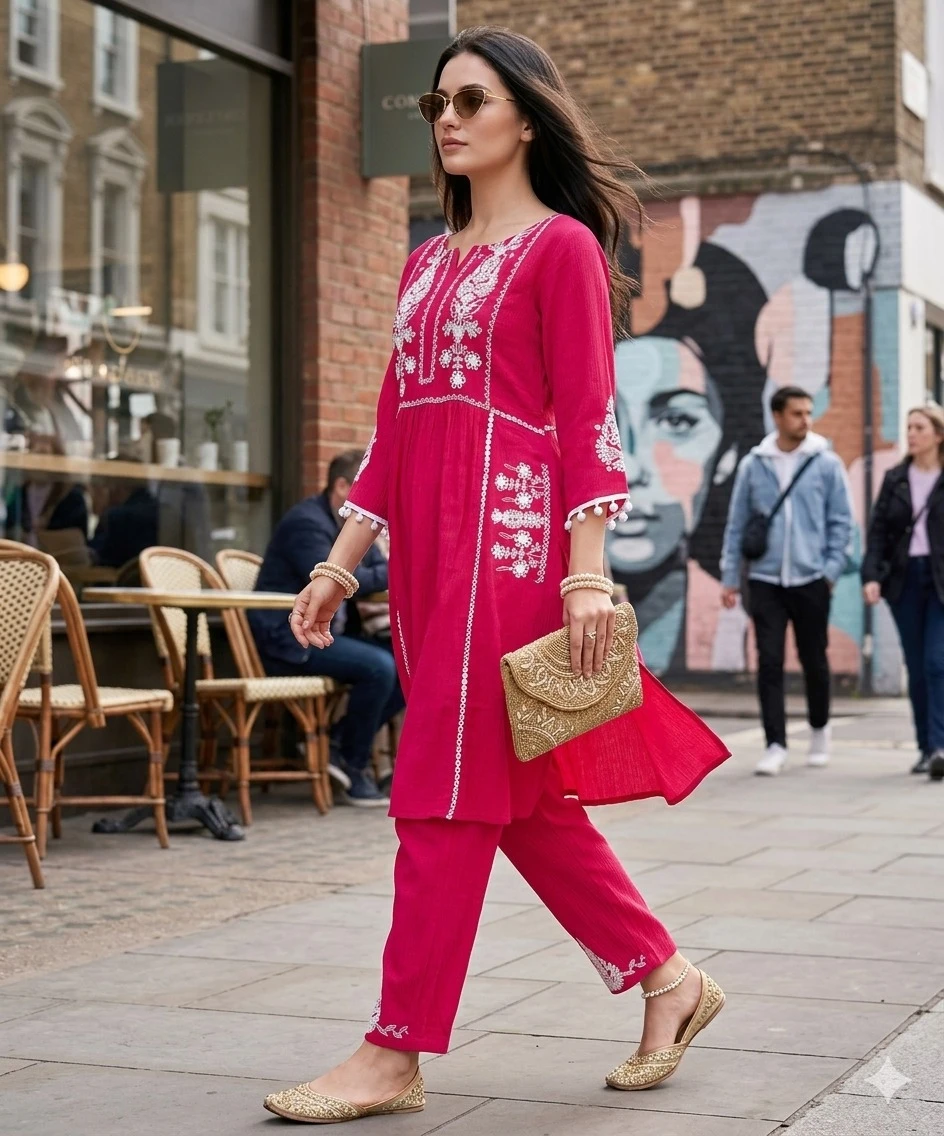 Summer Look Viscose Butti Set