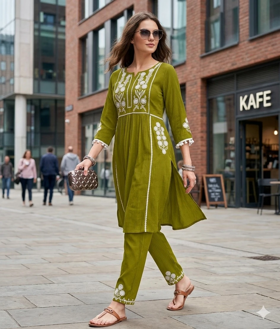 Summer Look Viscose Butti Set
