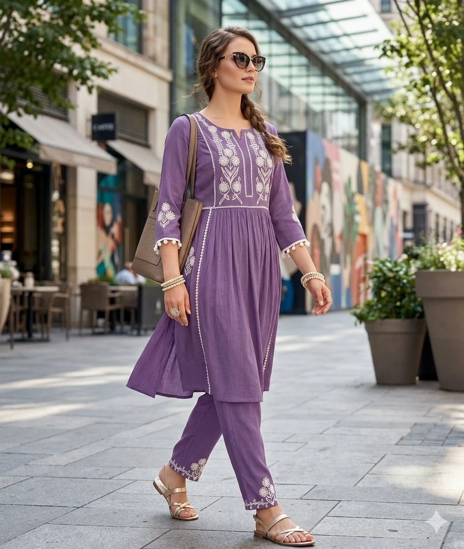 Summer Look Viscose Butti Set