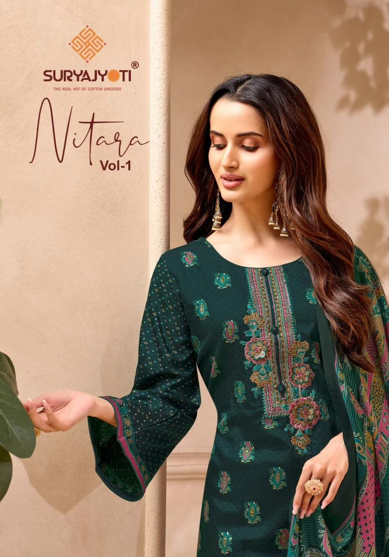 Suryajyoti Nitara Vol-1 Dress Material