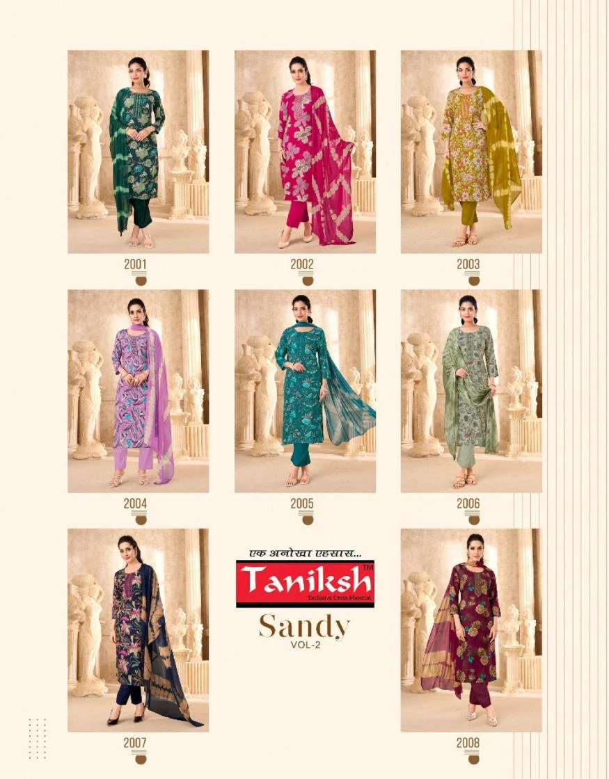 TANIKSH TANIKSH Sandy Vol 2 Foil Print Collection