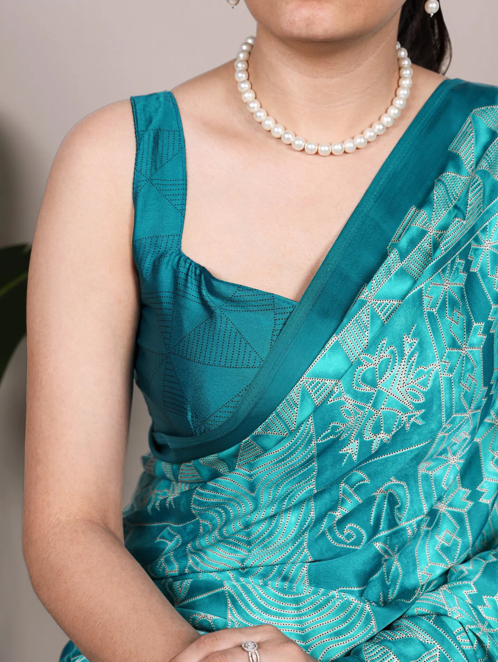 Taraa L 7206 Satin Silk Printed Party Wear Saree Collection