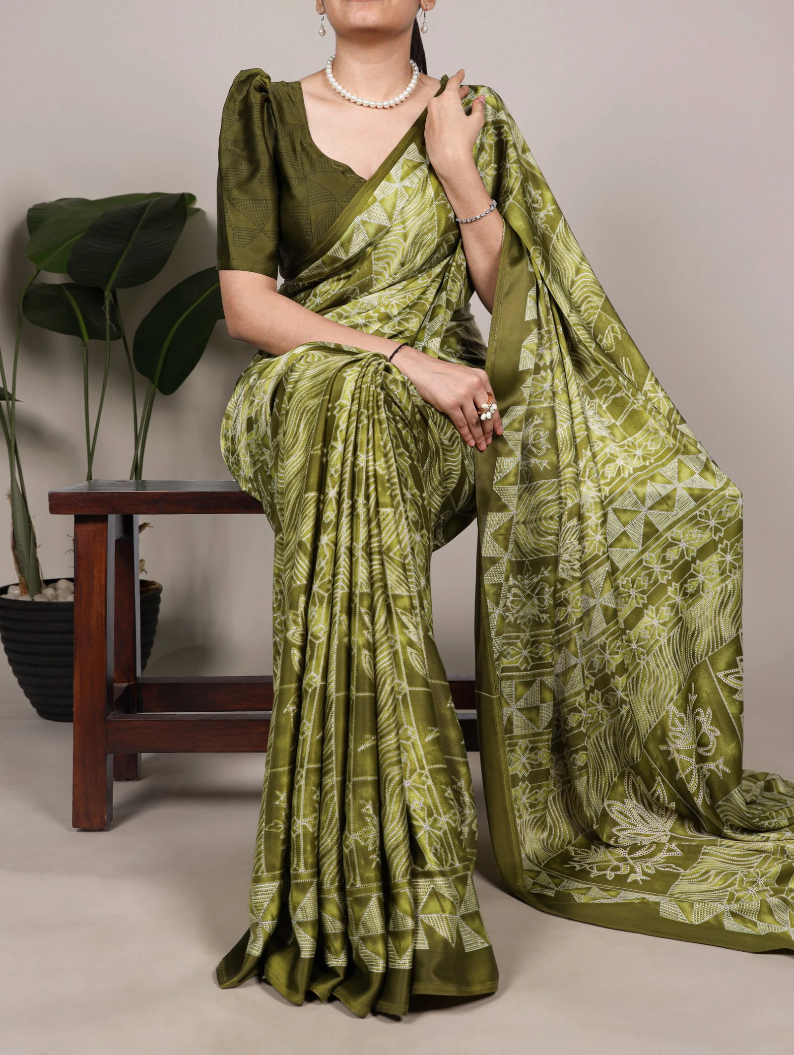 Taraa L 7206 Satin Silk Printed Party Wear Saree Collection