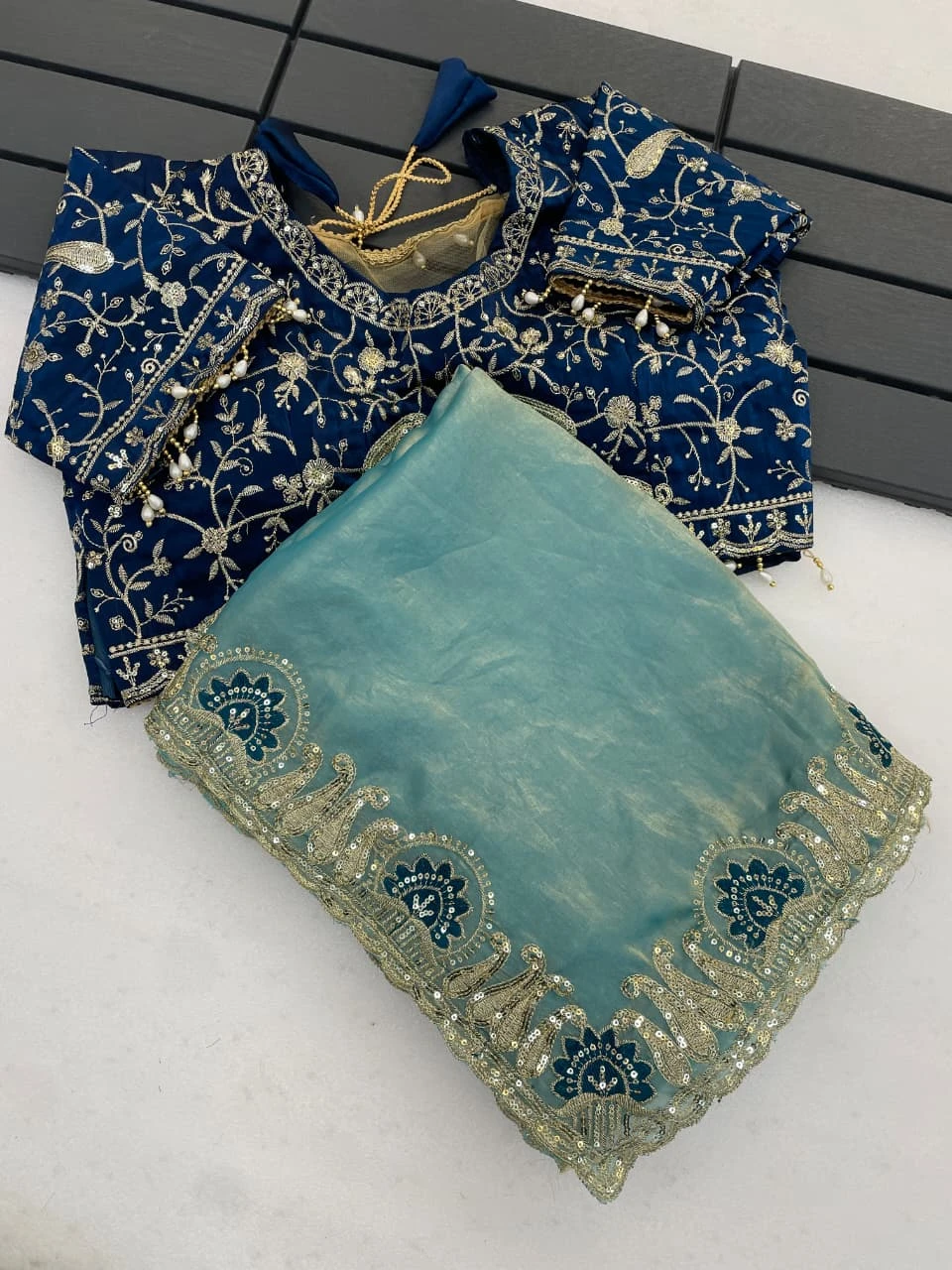 Vt 859 T Fandy Sattin Silk Sequence Worked Saree Collection