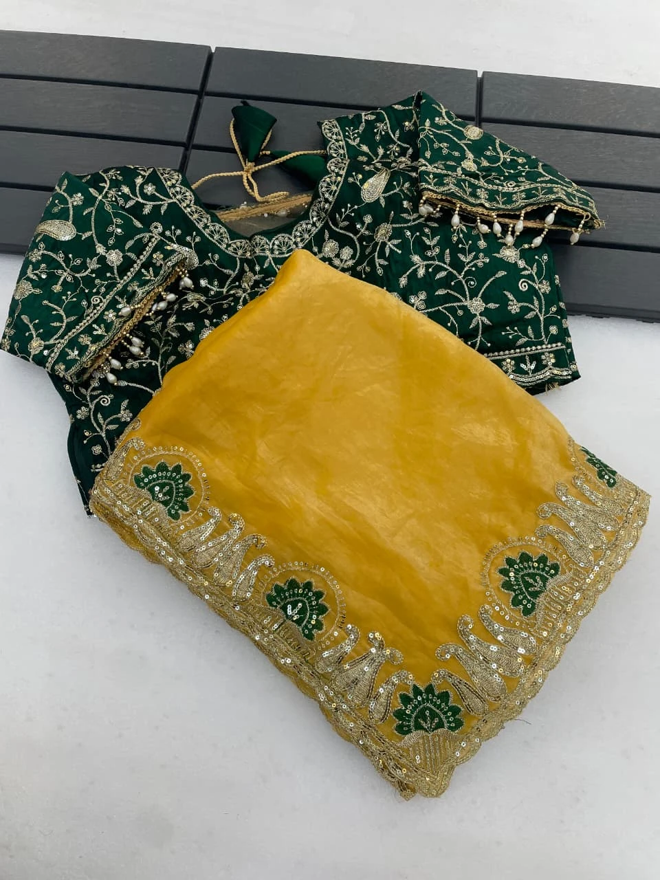 Vt 859 T Fandy Sattin Silk Sequence Worked Saree Collection