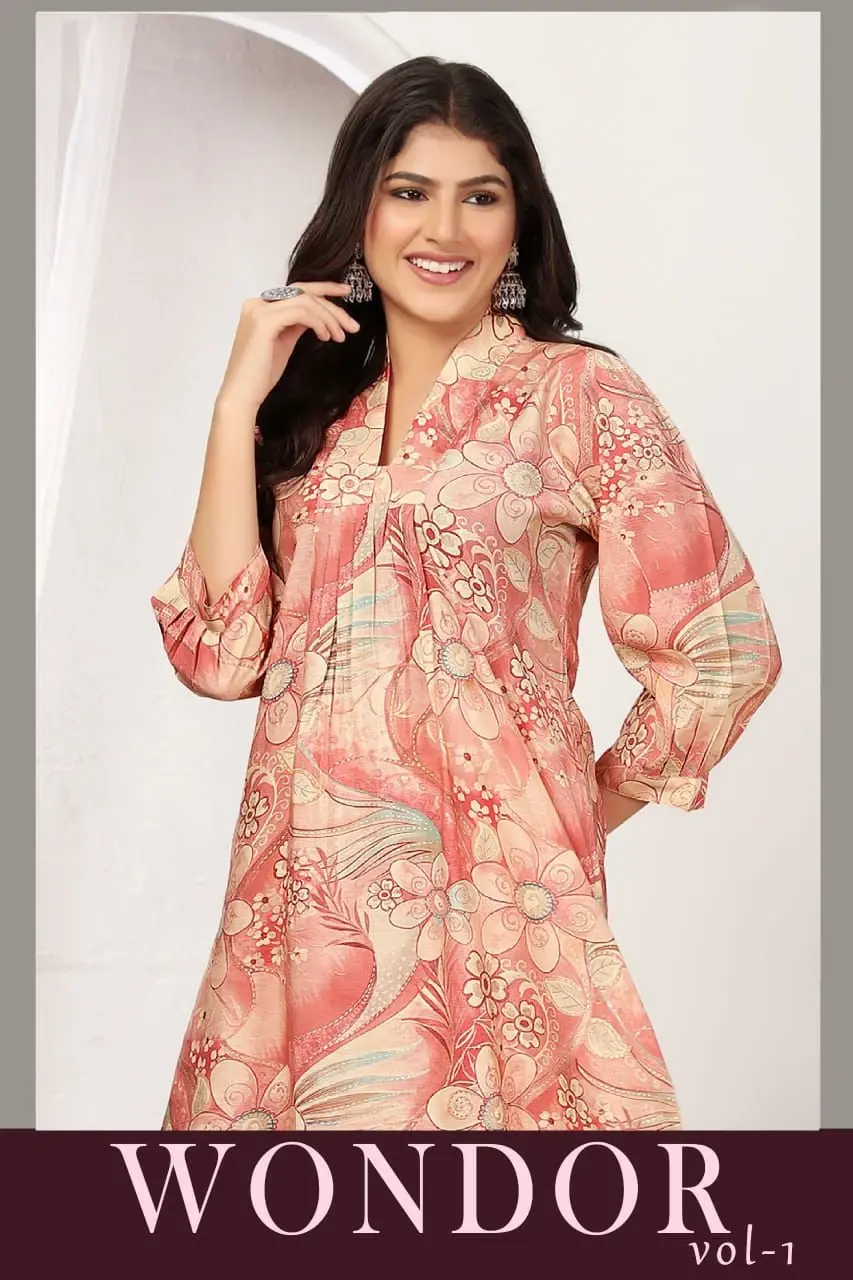 Wonder Vol 1 Premium Rayon Chanderi Co Ord Set