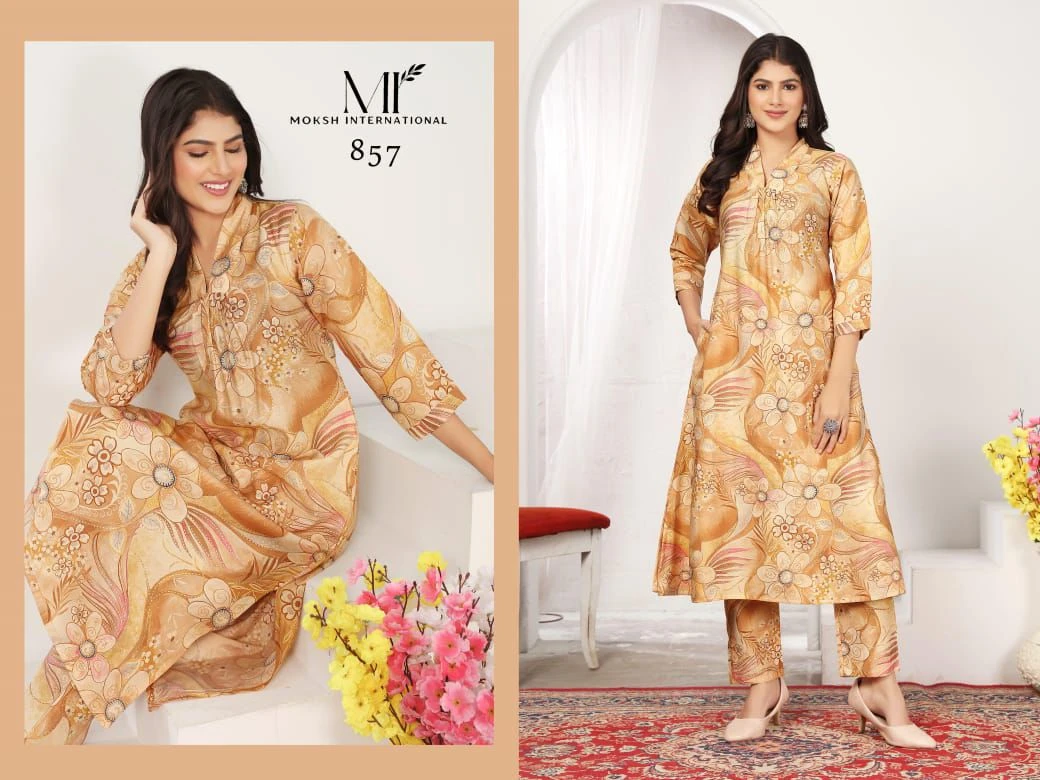 Wonder Vol 1 Premium Rayon Chanderi Co Ord Set
