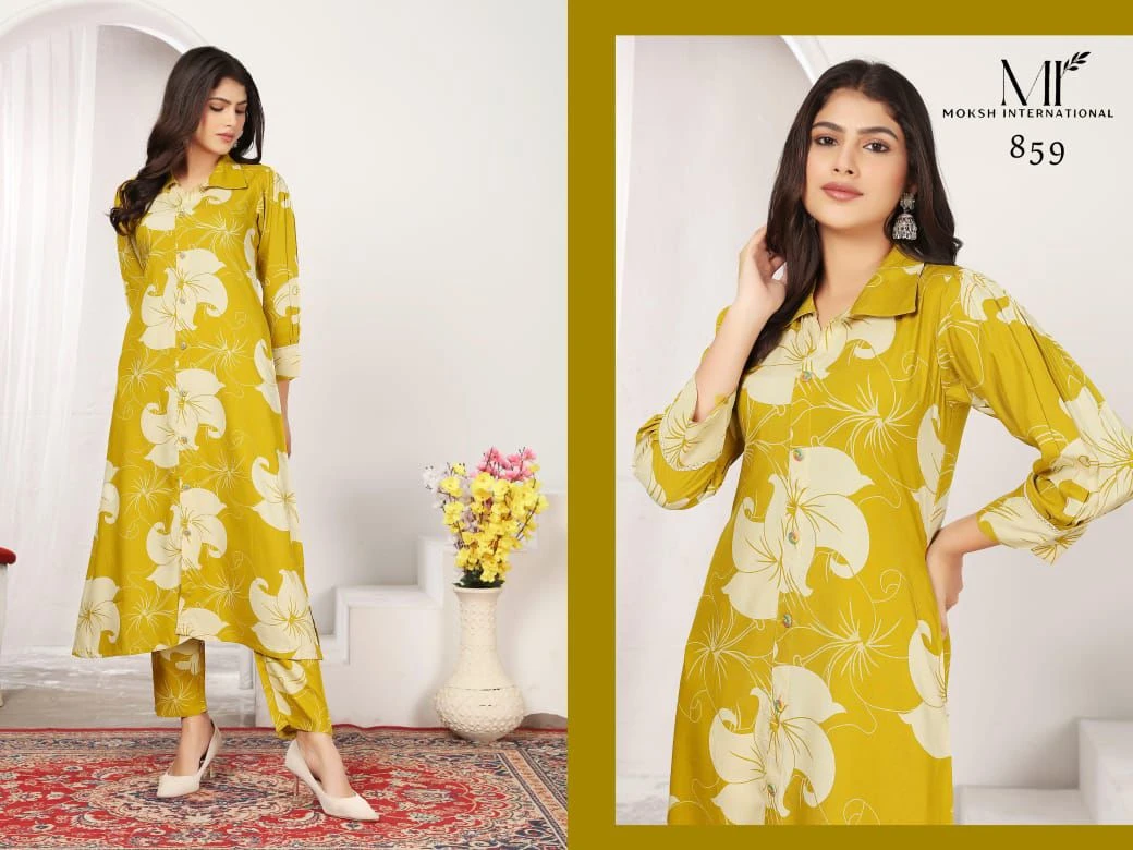 Wonder Vol 1 Premium Rayon Chanderi Co Ord Set