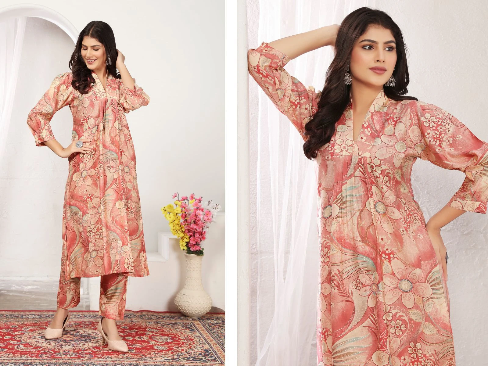 Wonder Vol 1 Premium Rayon Chanderi Co Ord Set
