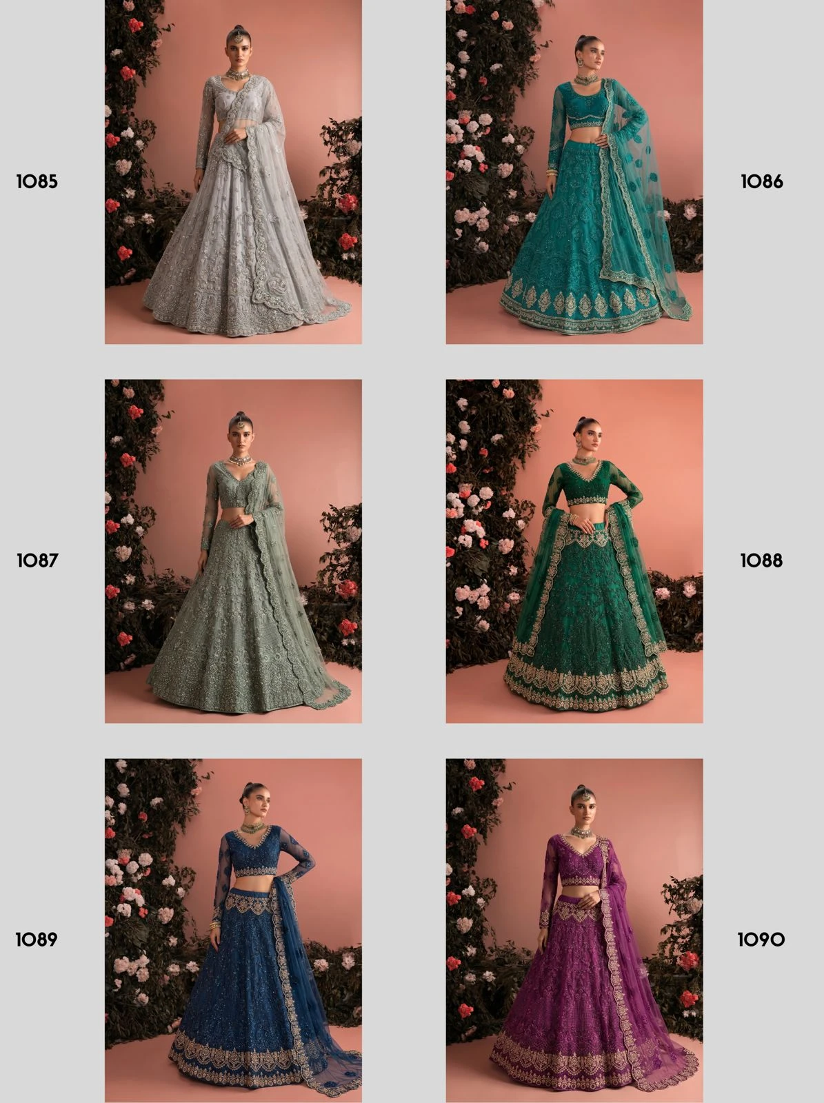 Alizeh 1085-1090 Designer Lehenga Choli Collection