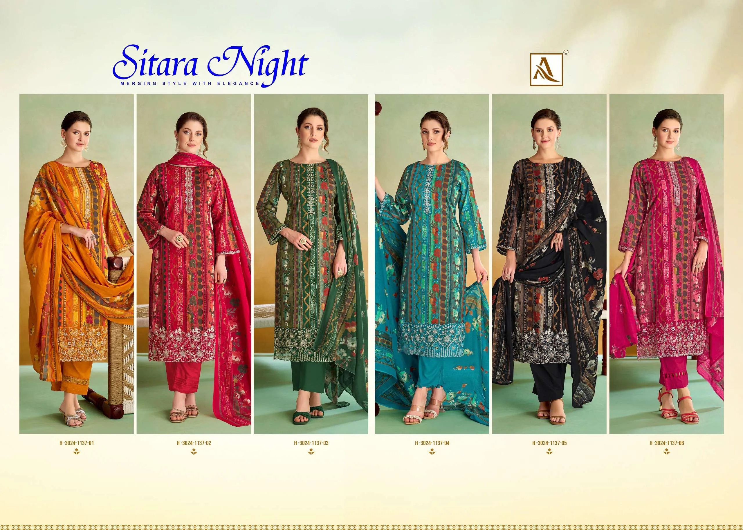 Alok Suits Sitara Night