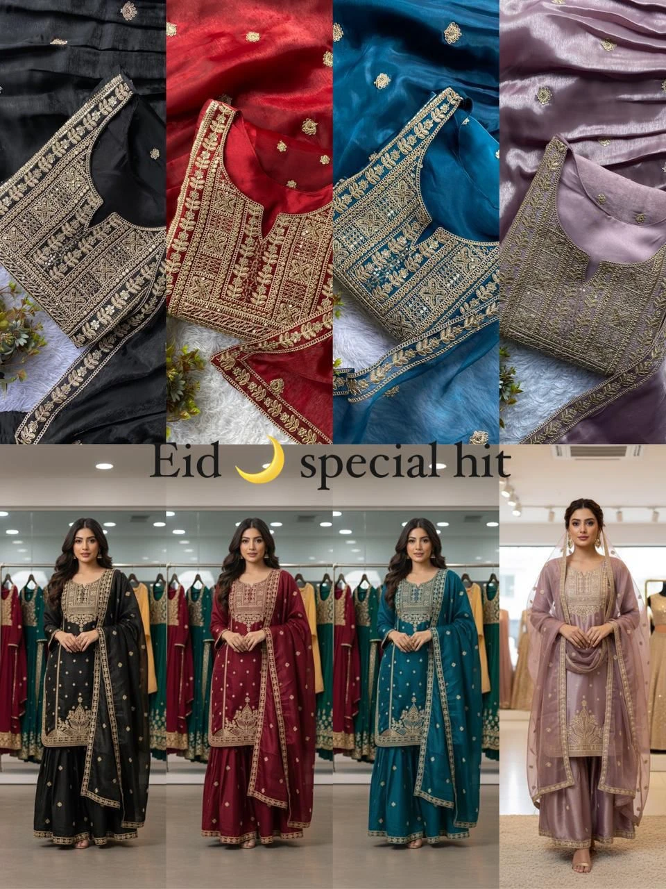 Apple Cut Top Sarara Dupatta Set Code 2056