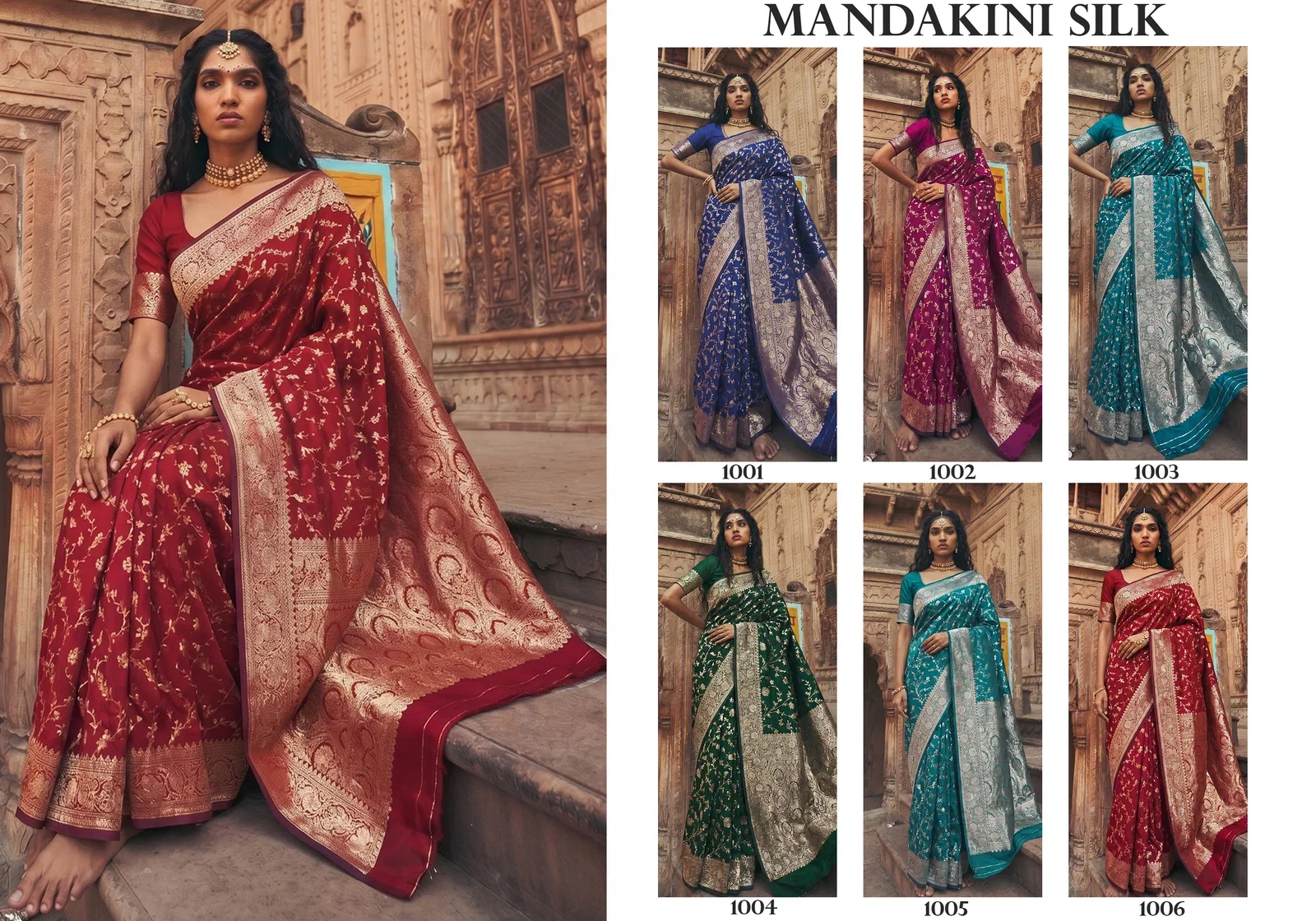 Ast Mandakini Silk Art Silk Festival Saree Collection