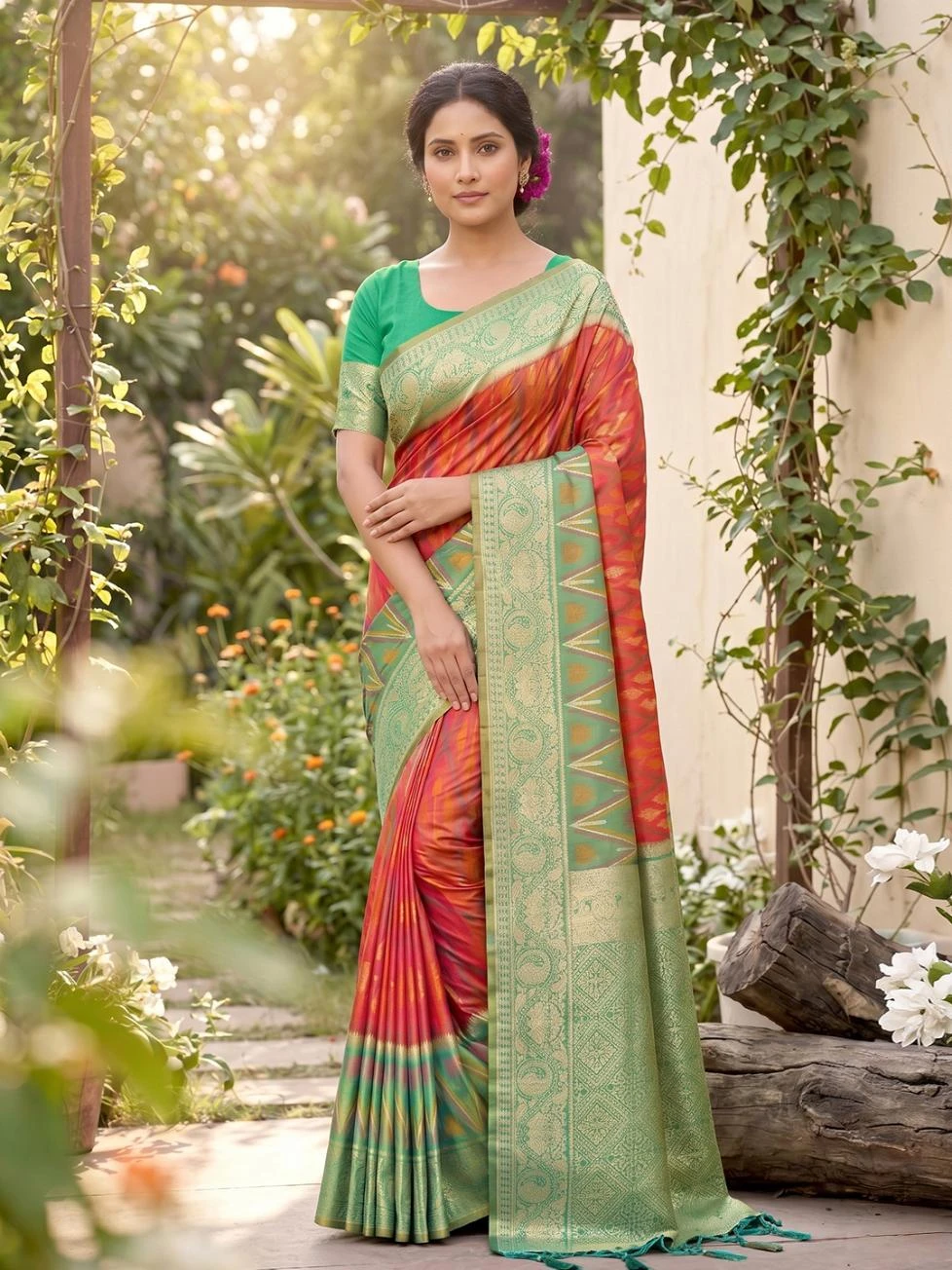 Ast Navya Silk Vol 5 Soft Silk Pochampalli Festival Saree Collection